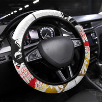 Germany Seal and Eagle Grunge Flag Steering Wheel Cover - Wonder Print Shop