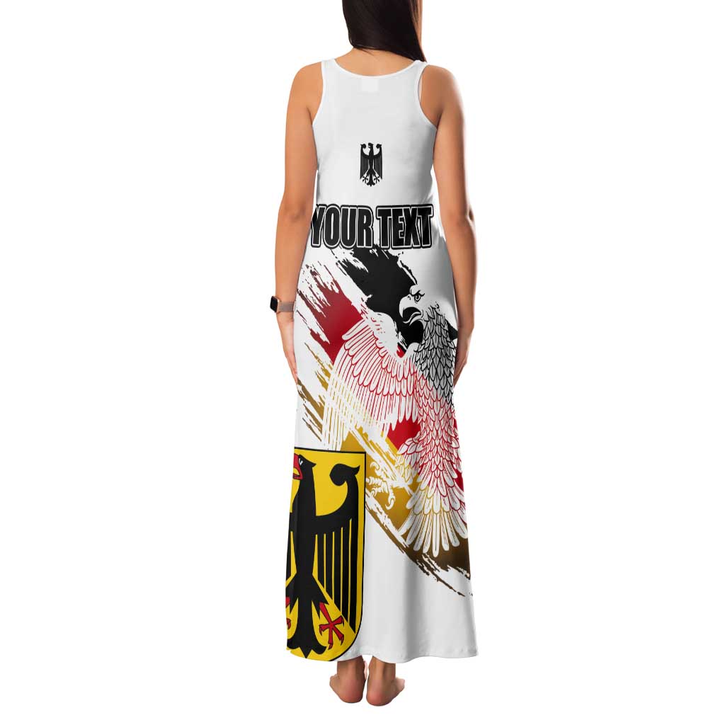 Personalised Germany Seal and Eagle Grunge Flag Tank Maxi Dress - Wonder Print Shop