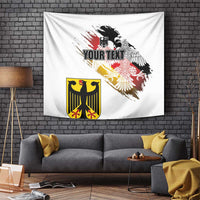 Personalised Germany Seal and Eagle Grunge Flag Tapestry - Wonder Print Shop