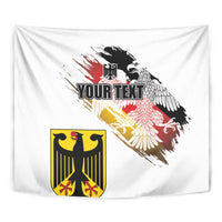 Personalised Germany Seal and Eagle Grunge Flag Tapestry - Wonder Print Shop