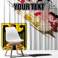 Personalised Germany Seal and Eagle Grunge Flag Window Curtain - Wonder Print Shop