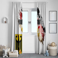 Personalised Germany Seal and Eagle Grunge Flag Window Curtain - Wonder Print Shop