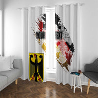 Personalised Germany Seal and Eagle Grunge Flag Window Curtain - Wonder Print Shop