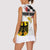 Personalised Germany Seal and Eagle Grunge Flag Women Sleeveless Polo Shirt - Wonder Print Shop