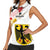 Personalised Germany Seal and Eagle Grunge Flag Women Sleeveless Polo Shirt - Wonder Print Shop