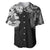 Japanese Irezumi and Hawaiian Polynesian Art Tattoo Baseball Jersey Black Color - Wonder Print Shop