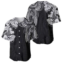 Japanese Irezumi and Hawaiian Polynesian Art Tattoo Baseball Jersey Black Color - Wonder Print Shop