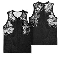 Japanese Irezumi and Hawaiian Polynesian Art Tattoo Basketball Jersey Black Color - Wonder Print Shop