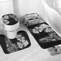 Japanese Irezumi and Hawaiian Polynesian Art Tattoo Bathroom Set Black Color - Wonder Print Shop