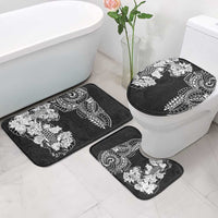 Japanese Irezumi and Hawaiian Polynesian Art Tattoo Bathroom Set Black Color - Wonder Print Shop