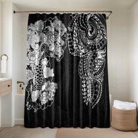 Japanese Irezumi and Hawaiian Polynesian Art Tattoo Bathroom Set Black Color - Wonder Print Shop