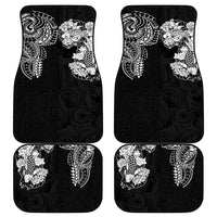 Japanese Irezumi and Hawaiian Polynesian Art Tattoo Car Mats Black Color - Wonder Print Shop