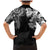 Japanese Irezumi and Hawaiian Polynesian Art Tattoo Family Matching Mermaid Dress and Hawaiian Shirt Black Color - Wonder Print Shop