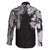 Japanese Irezumi and Hawaiian Polynesian Art Tattoo Family Matching Short Sleeve Bodycon Dress and Hawaiian Shirt Black Color - Wonder Print Shop