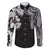 Japanese Irezumi and Hawaiian Polynesian Art Tattoo Family Matching Summer Maxi Dress and Hawaiian Shirt Black Color - Wonder Print Shop