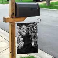 Japanese Irezumi and Hawaiian Polynesian Art Tattoo Garden Flag Black Color - Wonder Print Shop