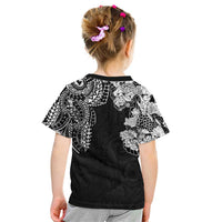 Japanese Irezumi and Hawaiian Polynesian Art Tattoo Kid T Shirt Black Color - Wonder Print Shop