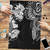 Japanese Irezumi and Hawaiian Polynesian Art Tattoo Puzzle Black Color - Wonder Print Shop