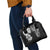 Japanese Irezumi and Hawaiian Polynesian Art Tattoo Shoulder Handbag Black Color - Wonder Print Shop