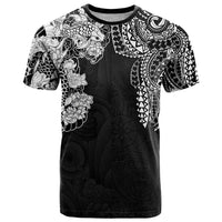 Japanese Irezumi and Hawaiian Polynesian Art Tattoo T Shirt Black Color - Wonder Print Shop
