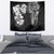 Japanese Irezumi and Hawaiian Polynesian Art Tattoo Tapestry Black Color - Wonder Print Shop