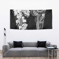 Japanese Irezumi and Hawaiian Polynesian Art Tattoo Tapestry Black Color - Wonder Print Shop