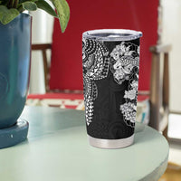 Japanese Irezumi and Hawaiian Polynesian Art Tattoo Tumbler Cup Black Color - Wonder Print Shop