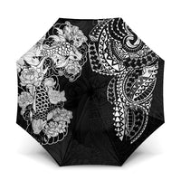 Japanese Irezumi and Hawaiian Polynesian Art Tattoo Umbrella Black Color - Wonder Print Shop