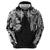 Japanese Irezumi and Hawaiian Polynesian Art Tattoo Zip Hoodie Black Color - Wonder Print Shop