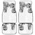 Japanese Irezumi and Hawaiian Polynesian Art Tattoo Car Mats White Color - Wonder Print Shop