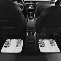 Japanese Irezumi and Hawaiian Polynesian Art Tattoo Car Mats White Color - Wonder Print Shop