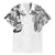 Japanese Irezumi and Hawaiian Polynesian Art Tattoo Family Matching Off The Shoulder Long Sleeve Dress and Hawaiian Shirt White Color - Wonder Print Shop