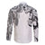 Japanese Irezumi and Hawaiian Polynesian Art Tattoo Family Matching Off The Shoulder Long Sleeve Dress and Hawaiian Shirt White Color - Wonder Print Shop