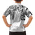 Japanese Irezumi and Hawaiian Polynesian Art Tattoo Family Matching Summer Maxi Dress and Hawaiian Shirt White Color - Wonder Print Shop