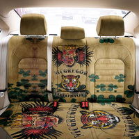 The Irishman-Notorious Back Car Seat Cover Old School Tattoos and Shamrocks Grunge Style