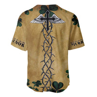 The Irishman-Notorious Baseball Jersey Old School Tattoos and Shamrocks Grunge Style