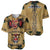 The Irishman-Notorious Baseball Jersey Old School Tattoos and Shamrocks Grunge Style