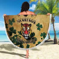 The Irishman-Notorious Beach Blanket Old School Tattoos and Shamrocks Grunge Style