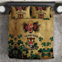 The Irishman-Notorious Bedding Set Old School Tattoos and Shamrocks Grunge Style