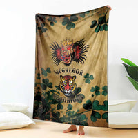 The Irishman-Notorious Blanket Old School Tattoos and Shamrocks Grunge Style