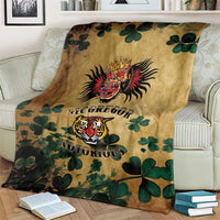The Irishman-Notorious Blanket Old School Tattoos and Shamrocks Grunge Style