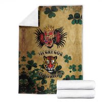 The Irishman-Notorious Blanket Old School Tattoos and Shamrocks Grunge Style