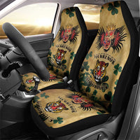 The Irishman-Notorious Car Seat Cover Old School Tattoos and Shamrocks Grunge Style