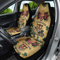 The Irishman-Notorious Car Seat Cover Old School Tattoos and Shamrocks Grunge Style
