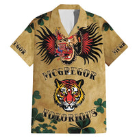 The Irishman-Notorious Family Matching Mermaid Dress and Hawaiian Shirt Old School Tattoos and Shamrocks Grunge Style