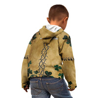 The Irishman-Notorious Kid Hoodie Old School Tattoos and Shamrocks Grunge Style