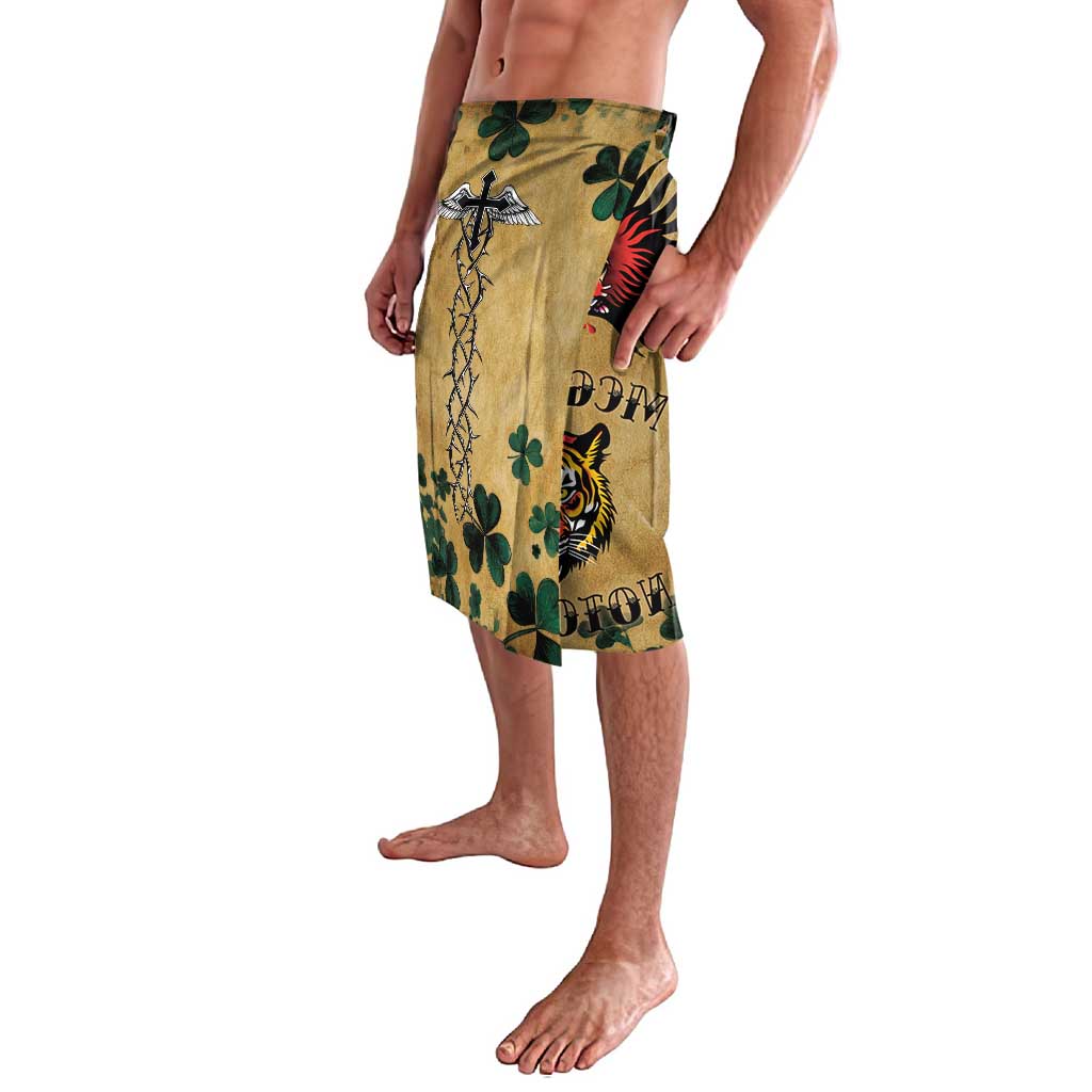 The Irishman-Notorious Lavalava Old School Tattoos and Shamrocks Grunge Style