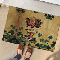 The Irishman-Notorious Rubber Doormat Old School Tattoos and Shamrocks Grunge Style