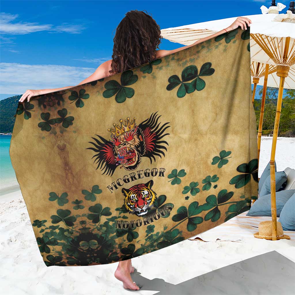 The Irishman-Notorious Sarong Old School Tattoos and Shamrocks Grunge Style