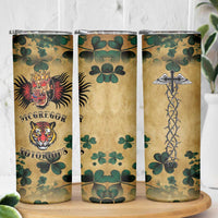 The Irishman-Notorious Skinny Tumbler Old School Tattoos and Shamrocks Grunge Style